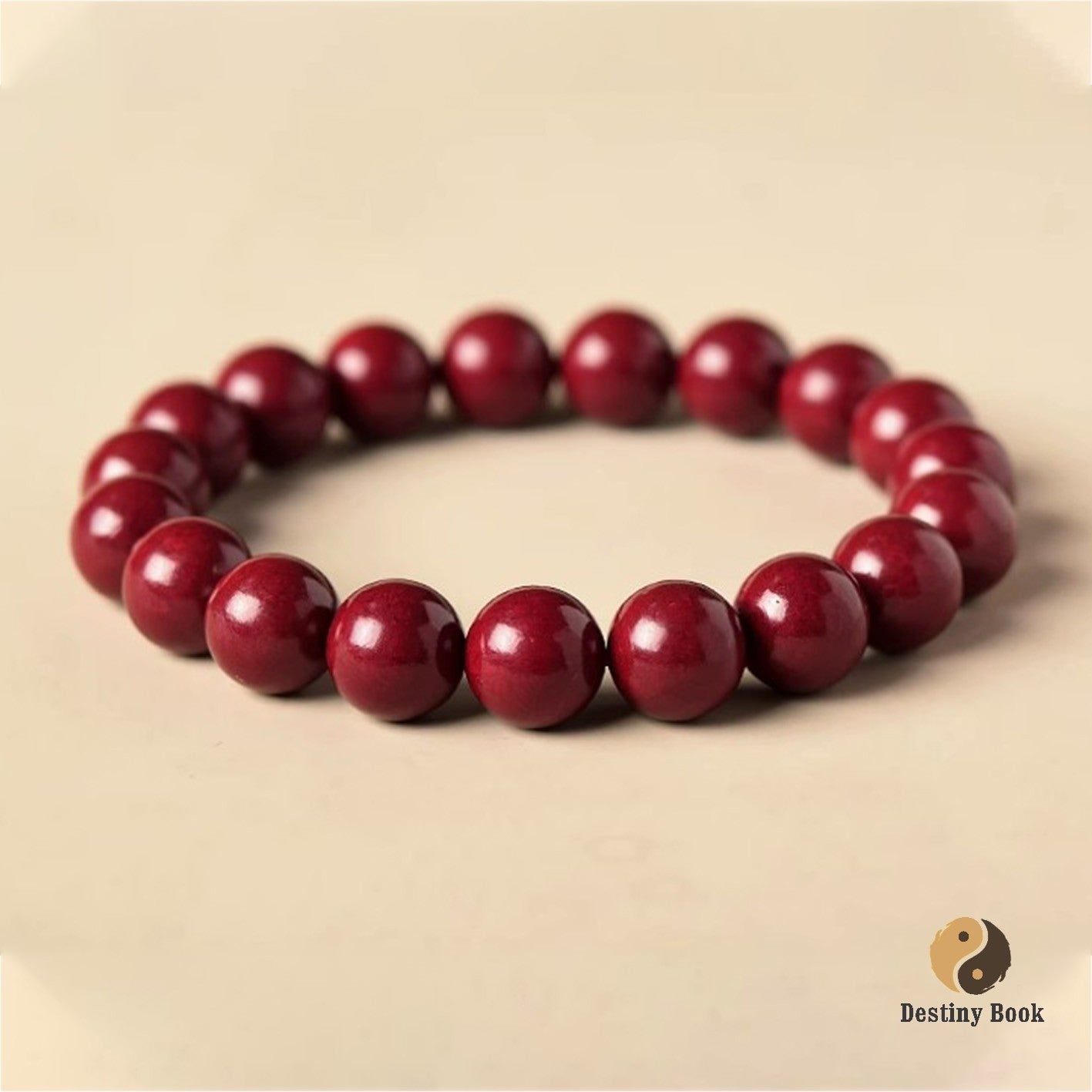 Cinnabar bracelet - Fire Element