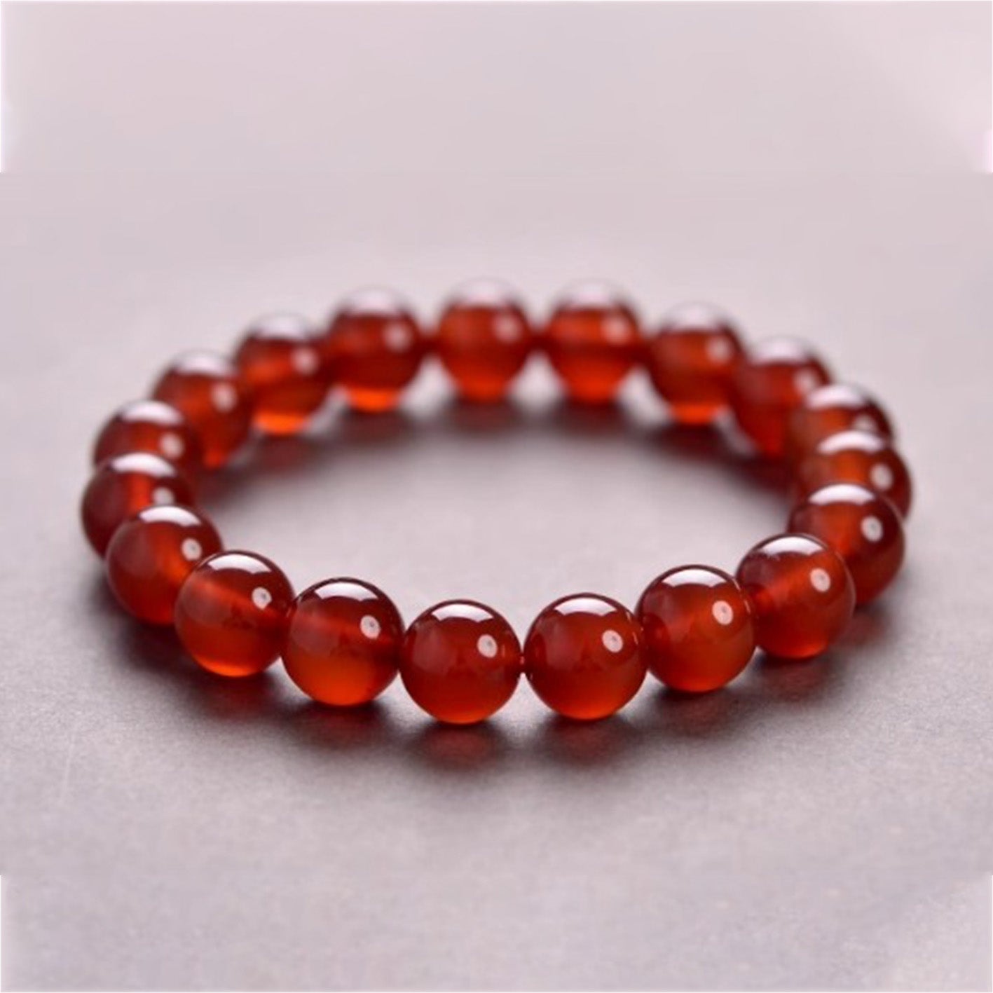 Carnelian Agate Bracelet - Fire Element