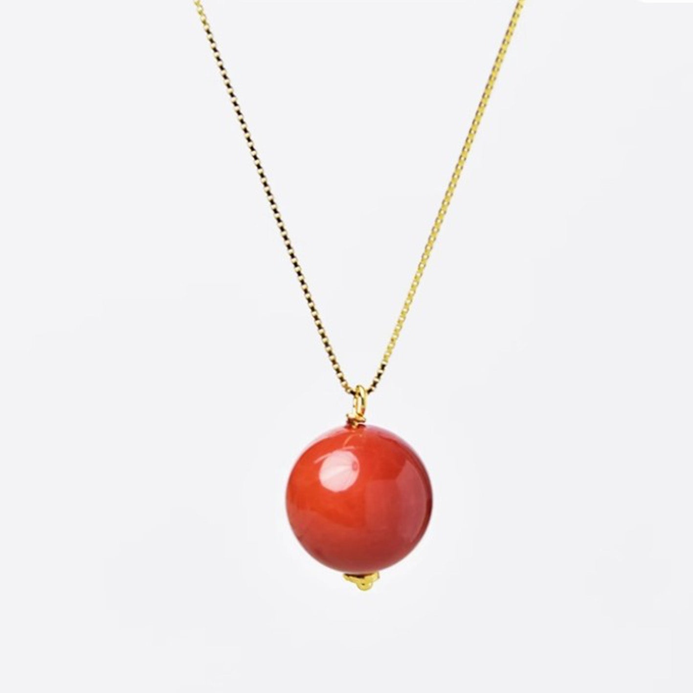 Carnelian Agate Necklace - Fire Element