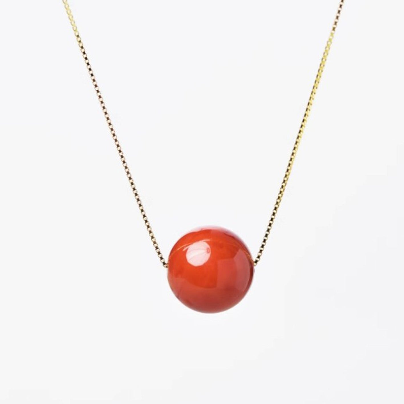 Carnelian Agate Necklace - Fire Element
