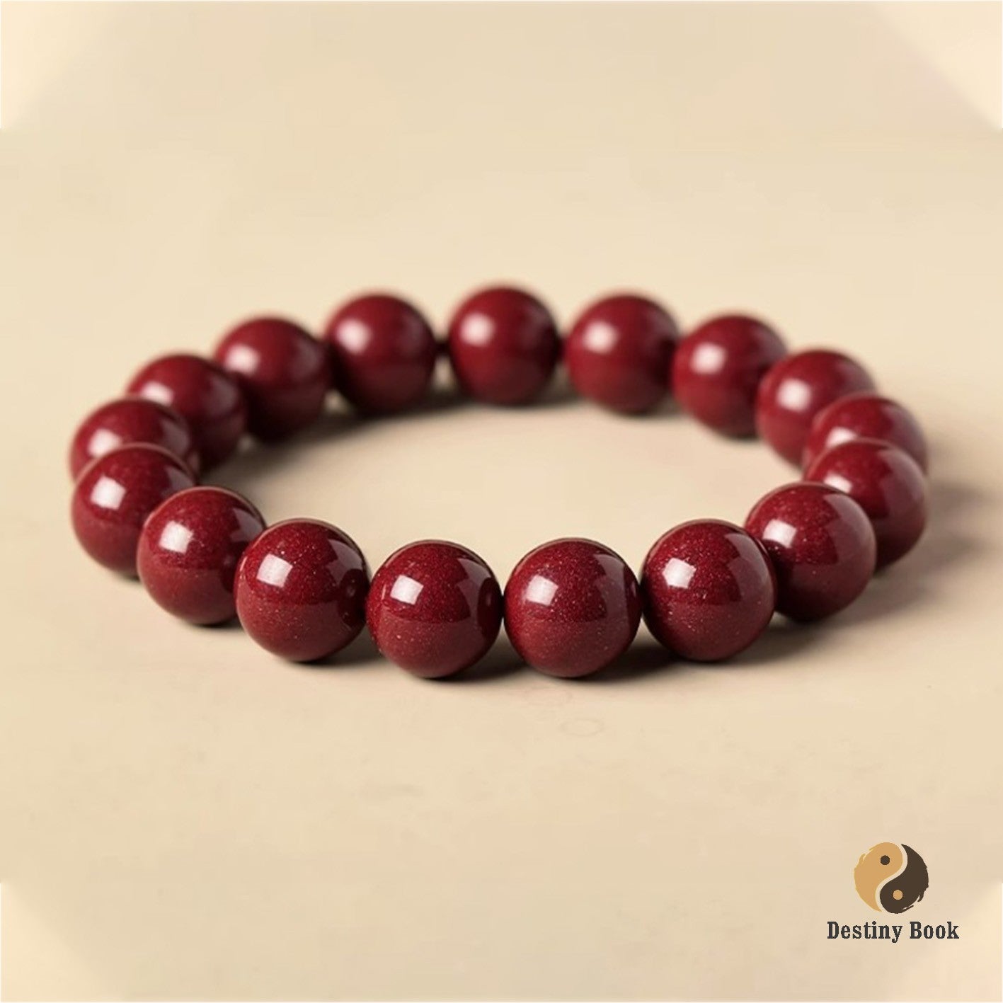 Cinnabar bracelet - Fire Element