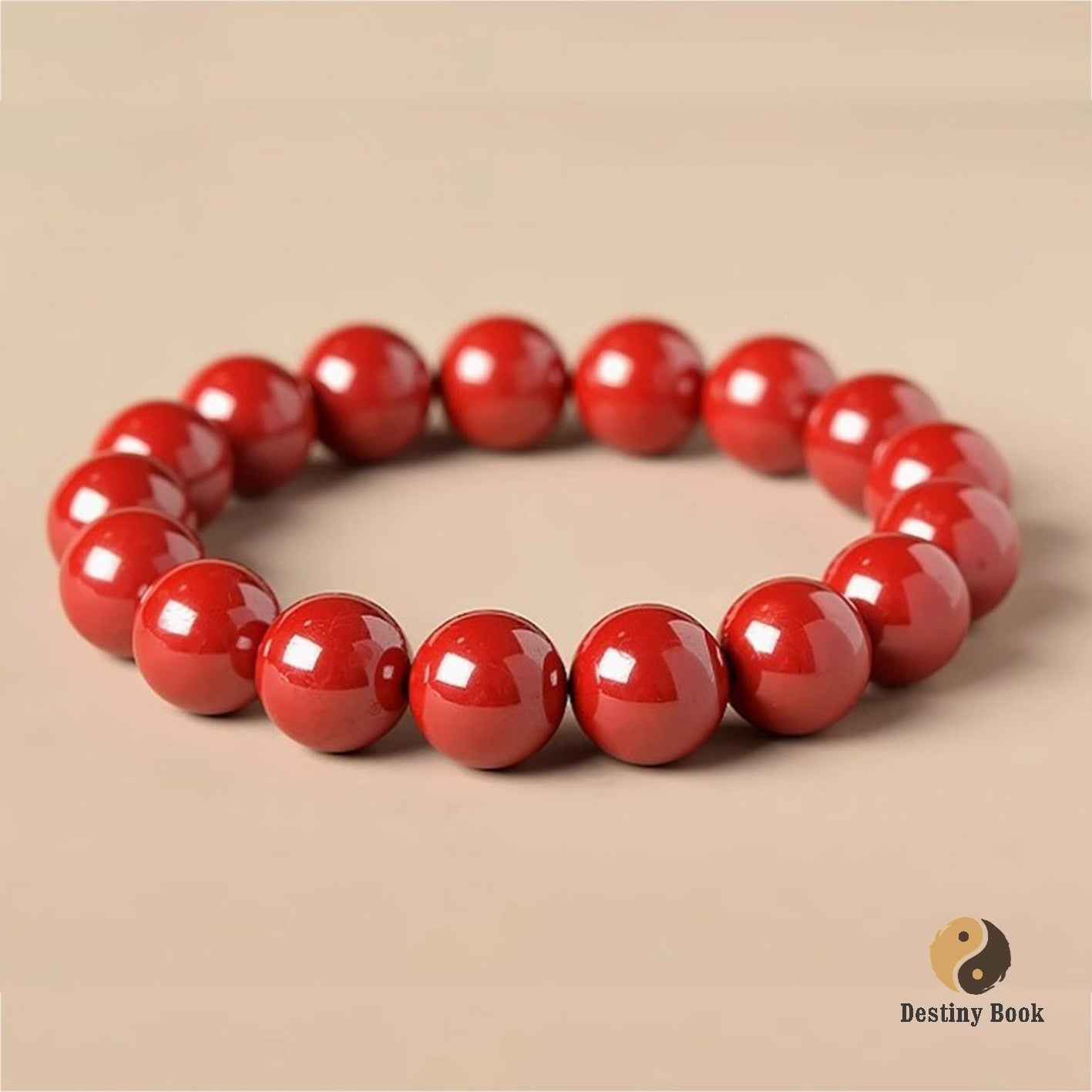 Cinnabar bracelet - Fire Element
