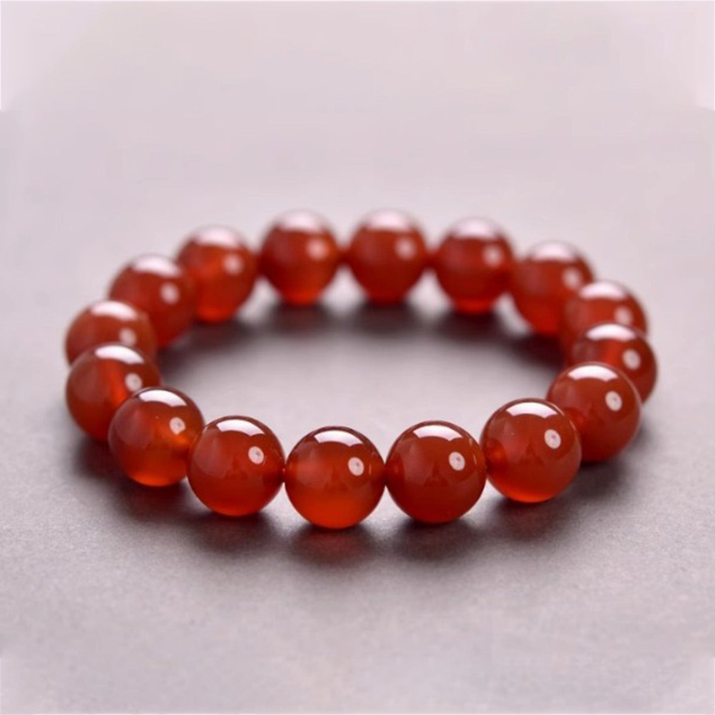 Carnelian Agate Bracelet - Fire Element