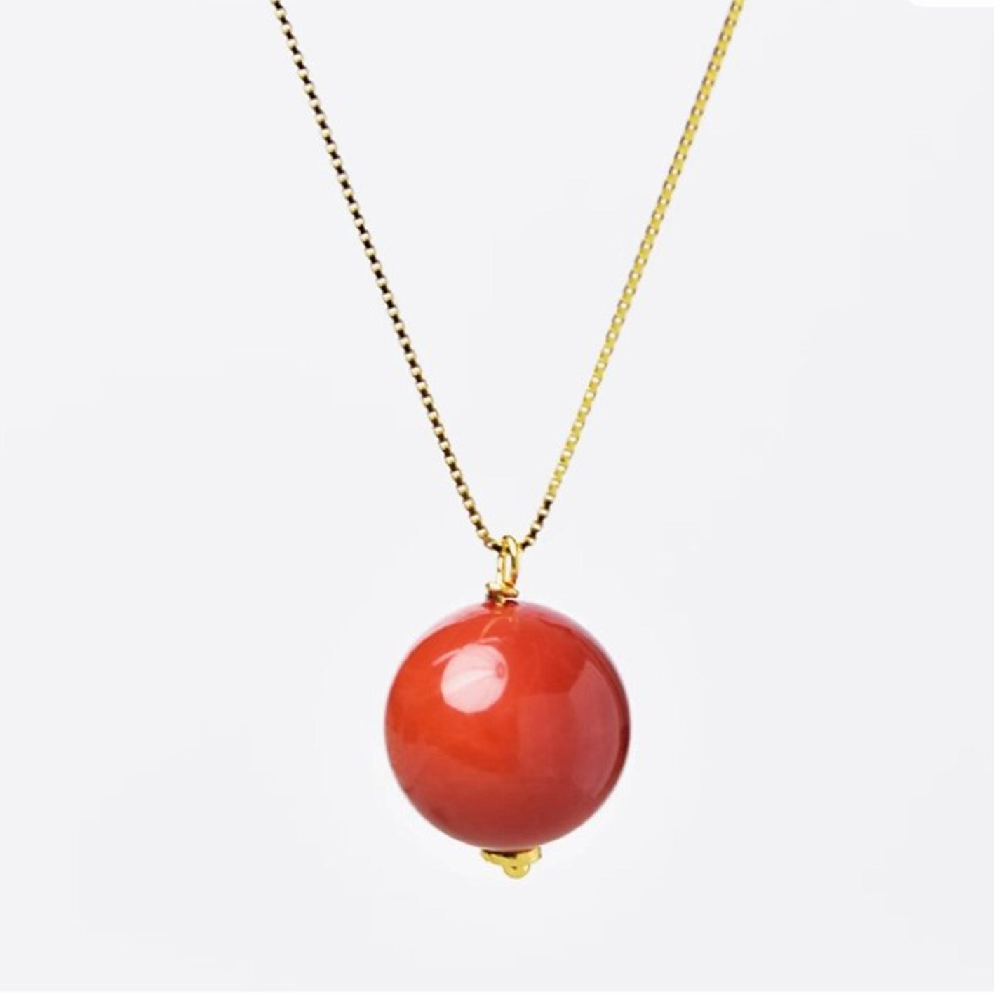 Carnelian Agate Necklace - Fire Element