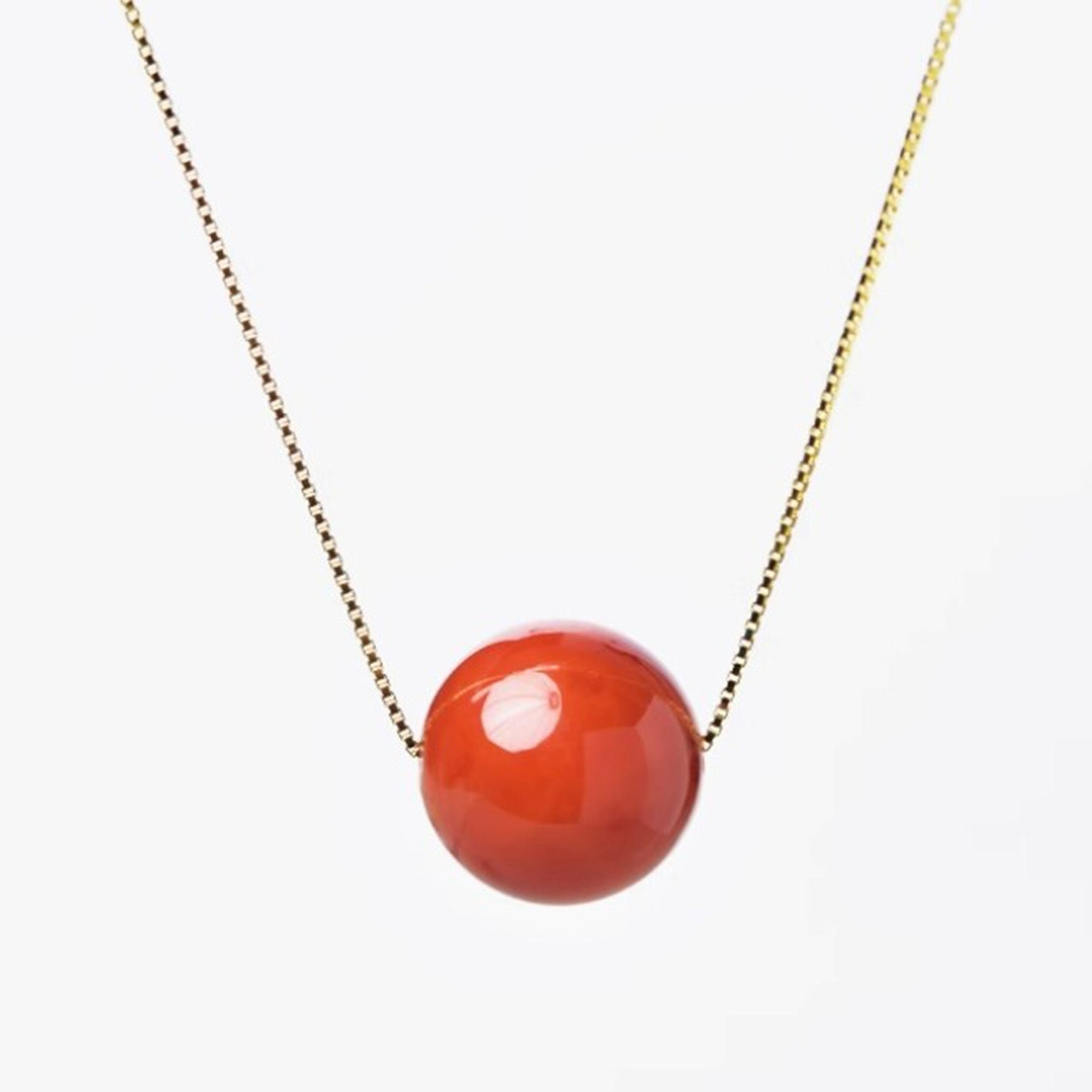 Carnelian Agate Necklace - Fire Element