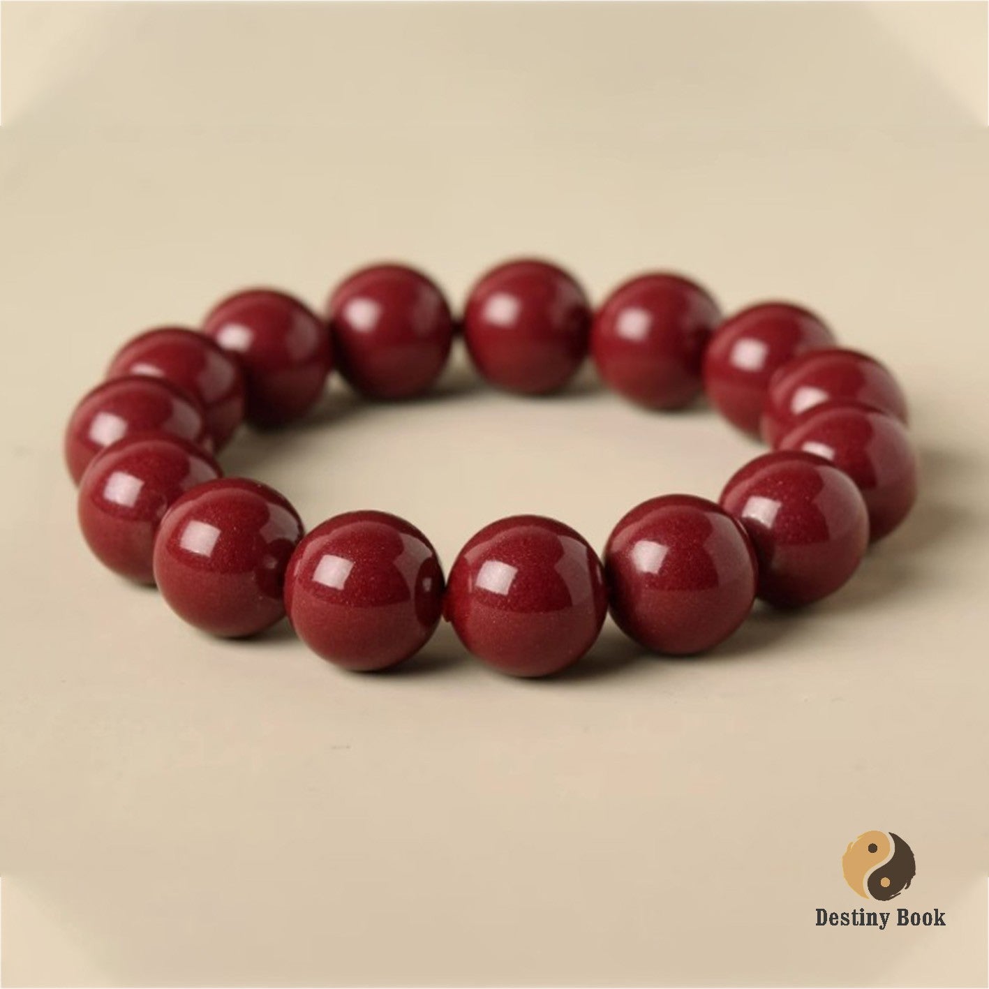 Cinnabar bracelet - Fire Element