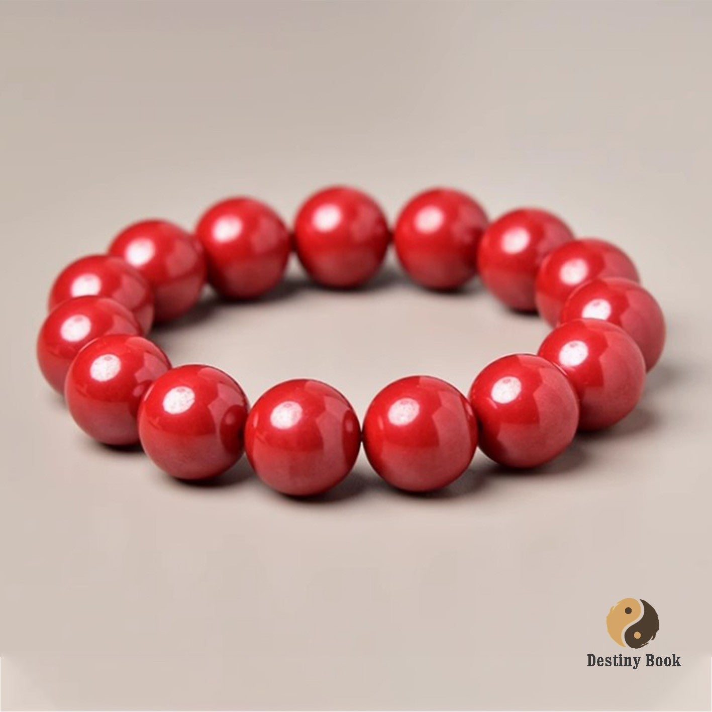 Cinnabar bracelet - Fire Element