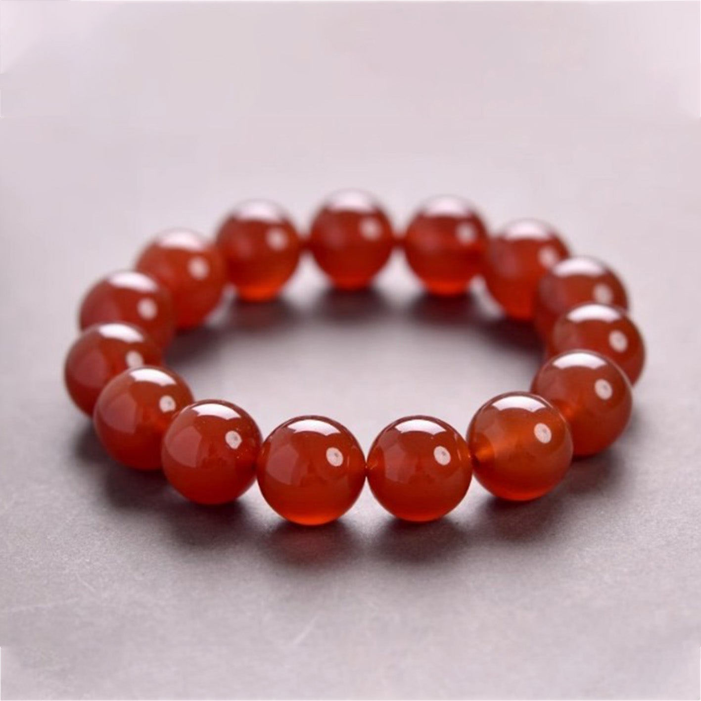 Carnelian Agate Bracelet - Fire Element
