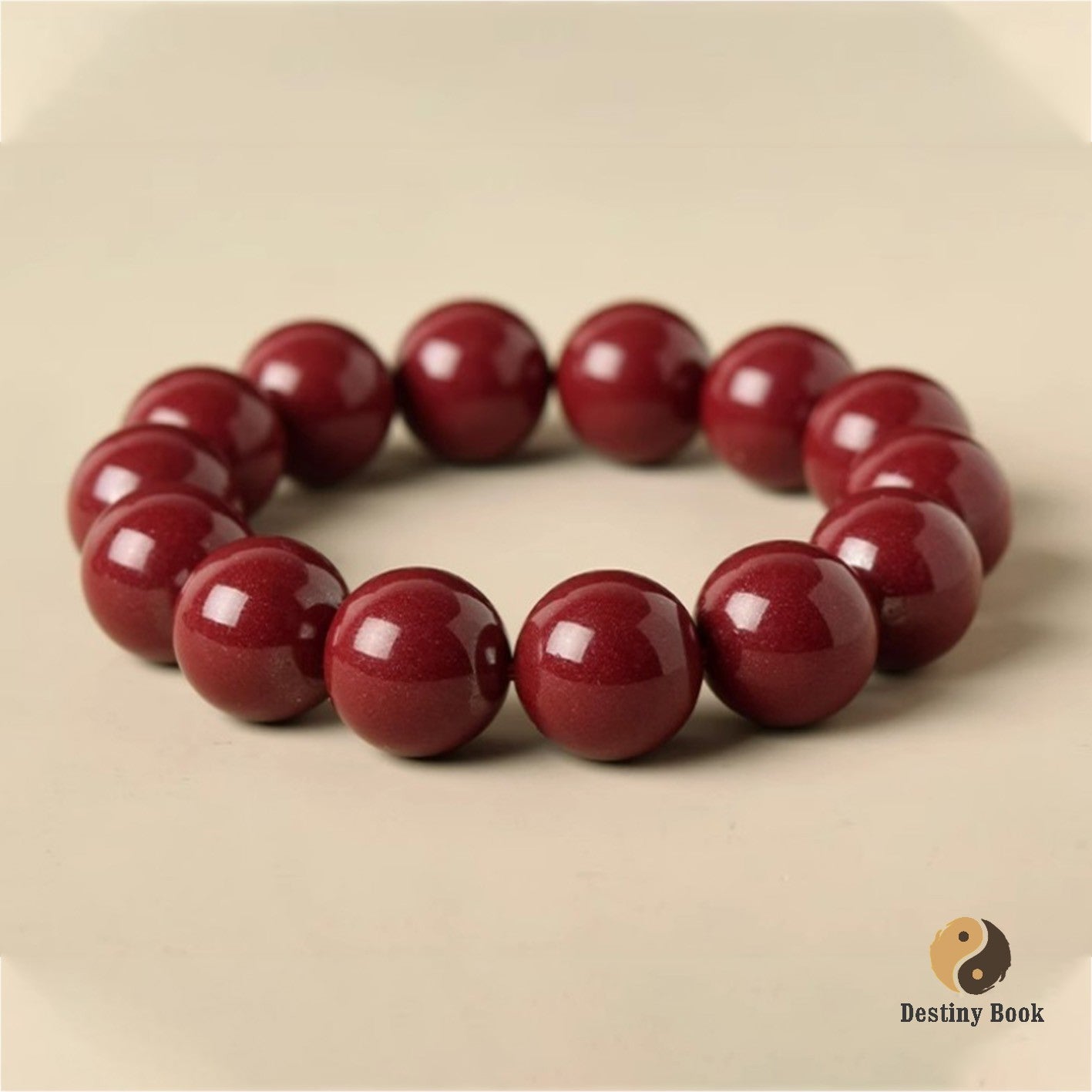 Cinnabar bracelet - Fire Element