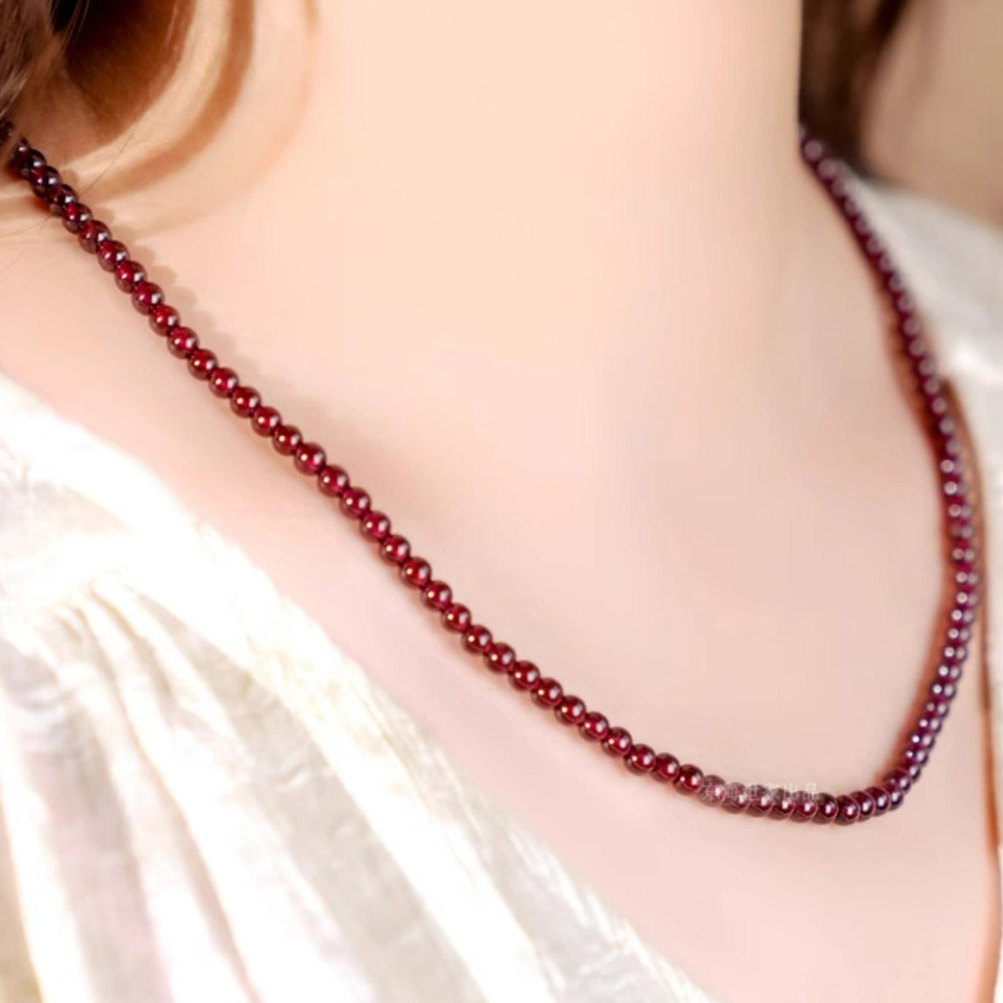 Garnet Necklace - Fire Element