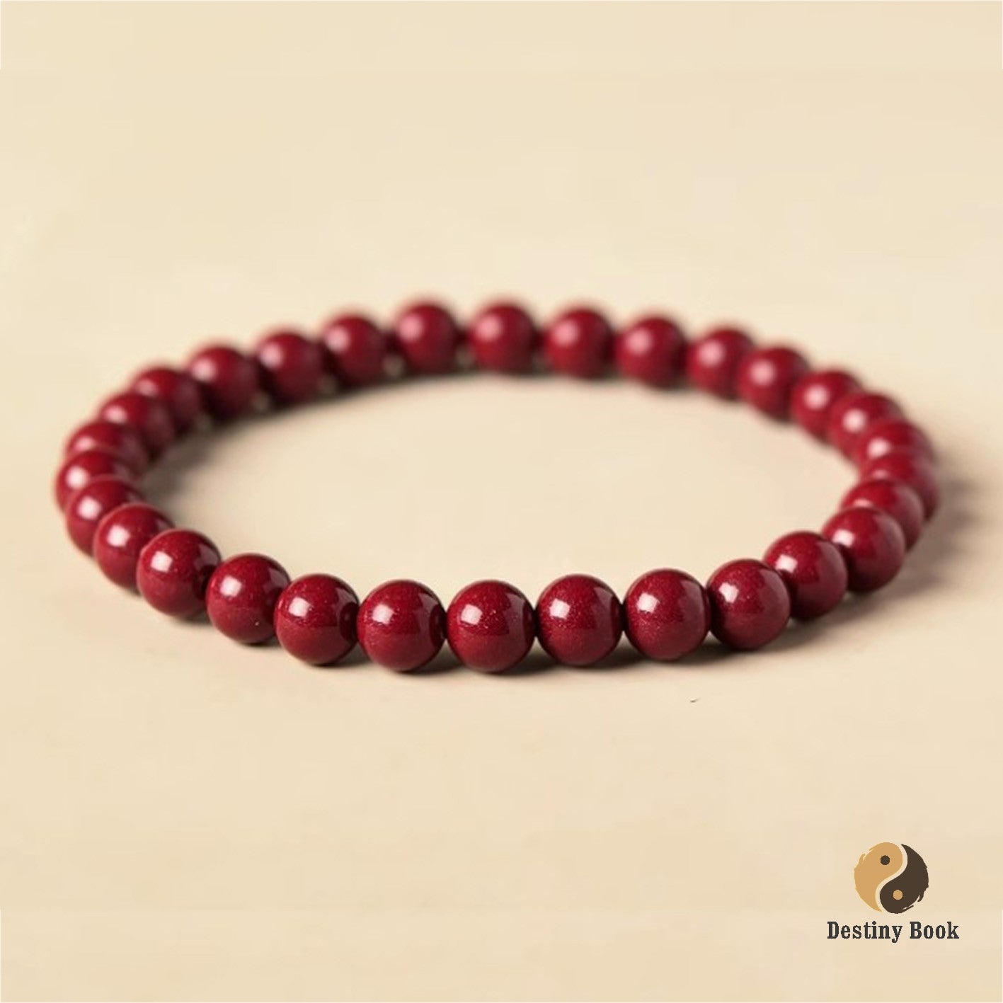 Cinnabar bracelet - Fire Element
