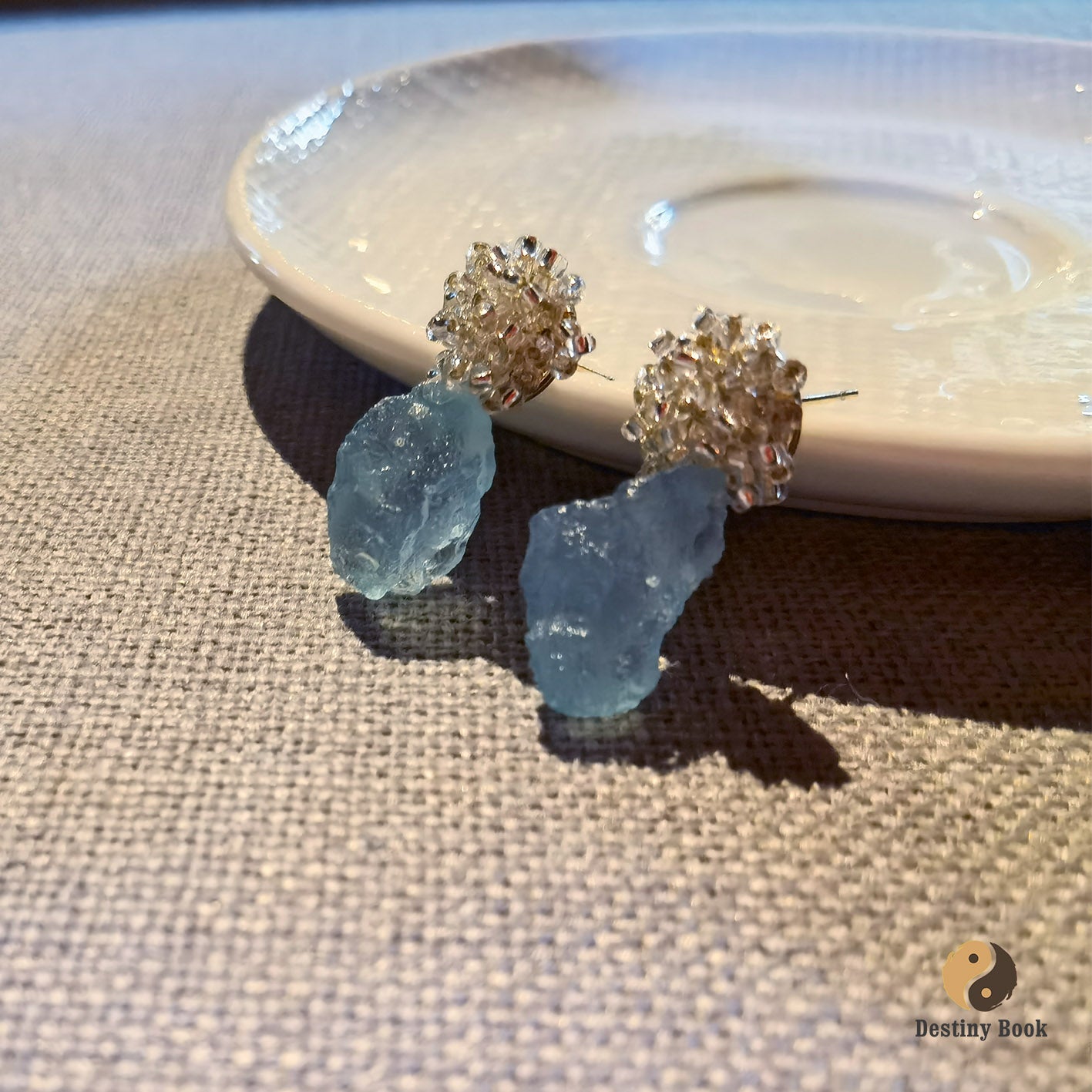 Aquamarine Earrings - Water Element
