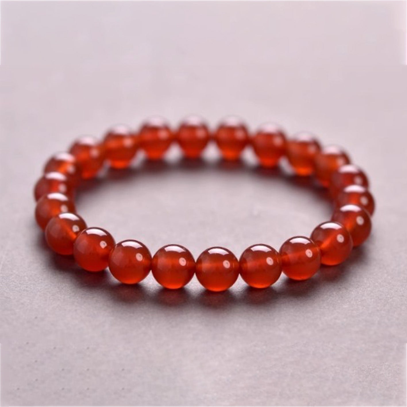 Carnelian Agate Bracelet - Fire Element