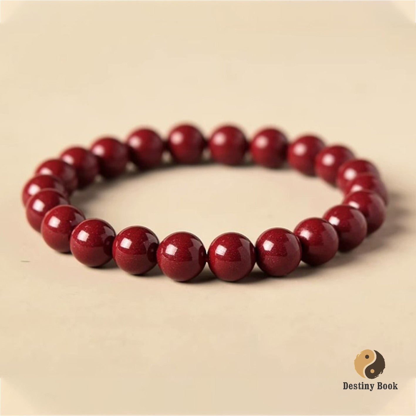 Cinnabar bracelet - Fire Element