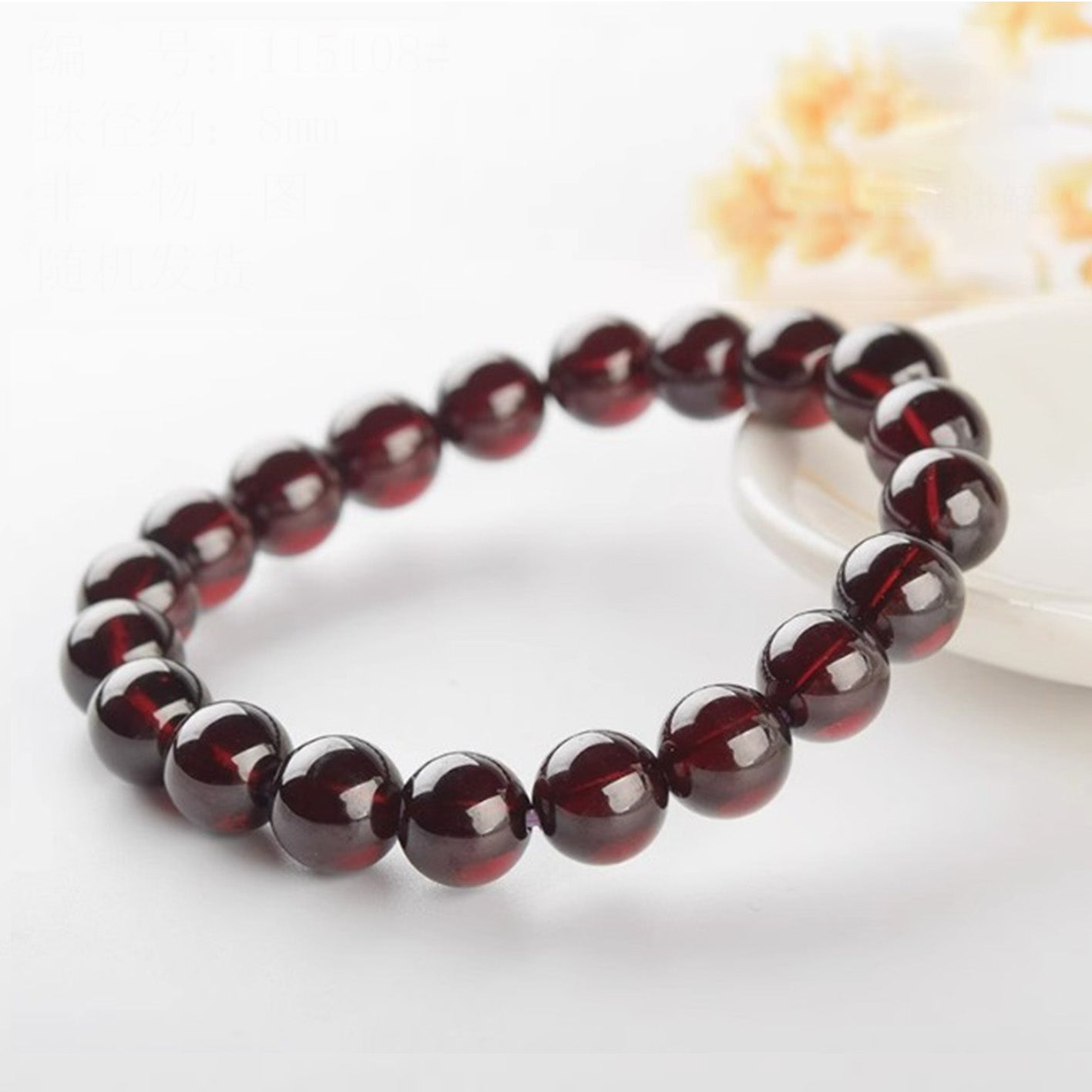 Eternal Flame Nature Garnet Bracelet