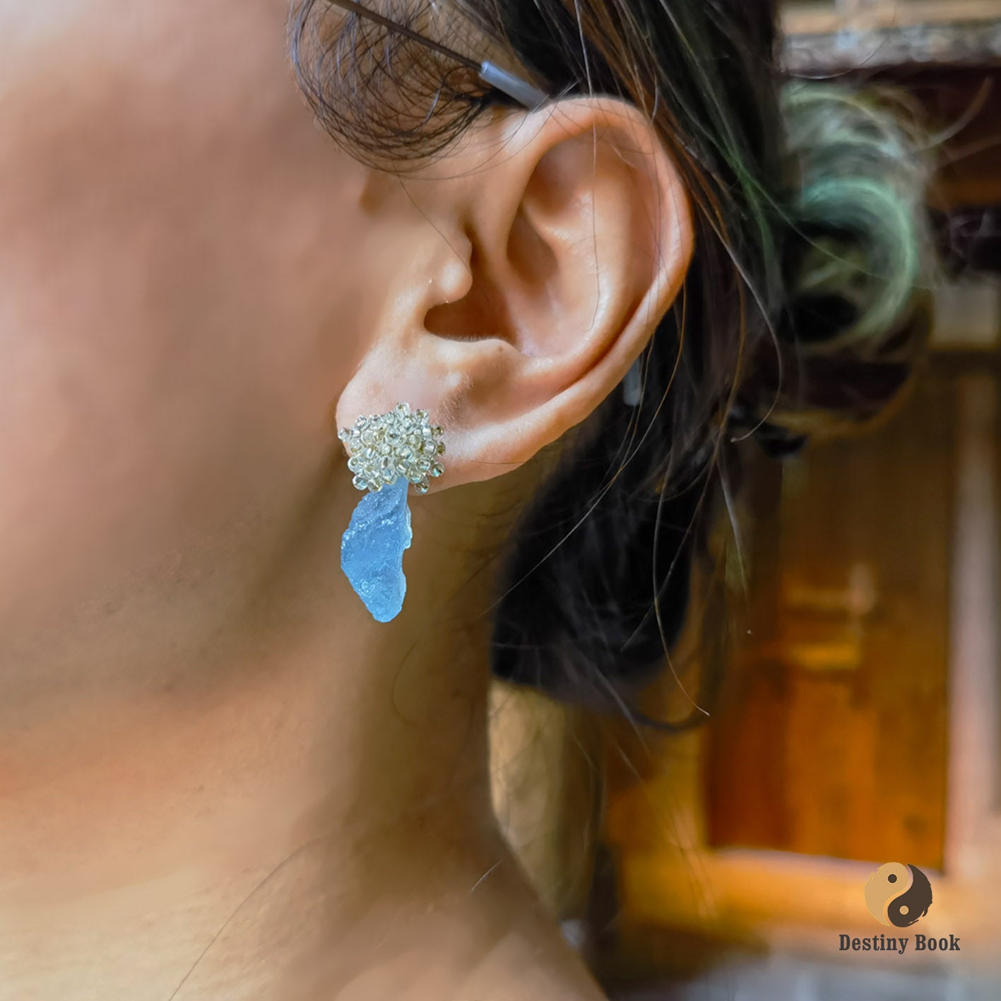 Aquamarine Earrings - Water Element