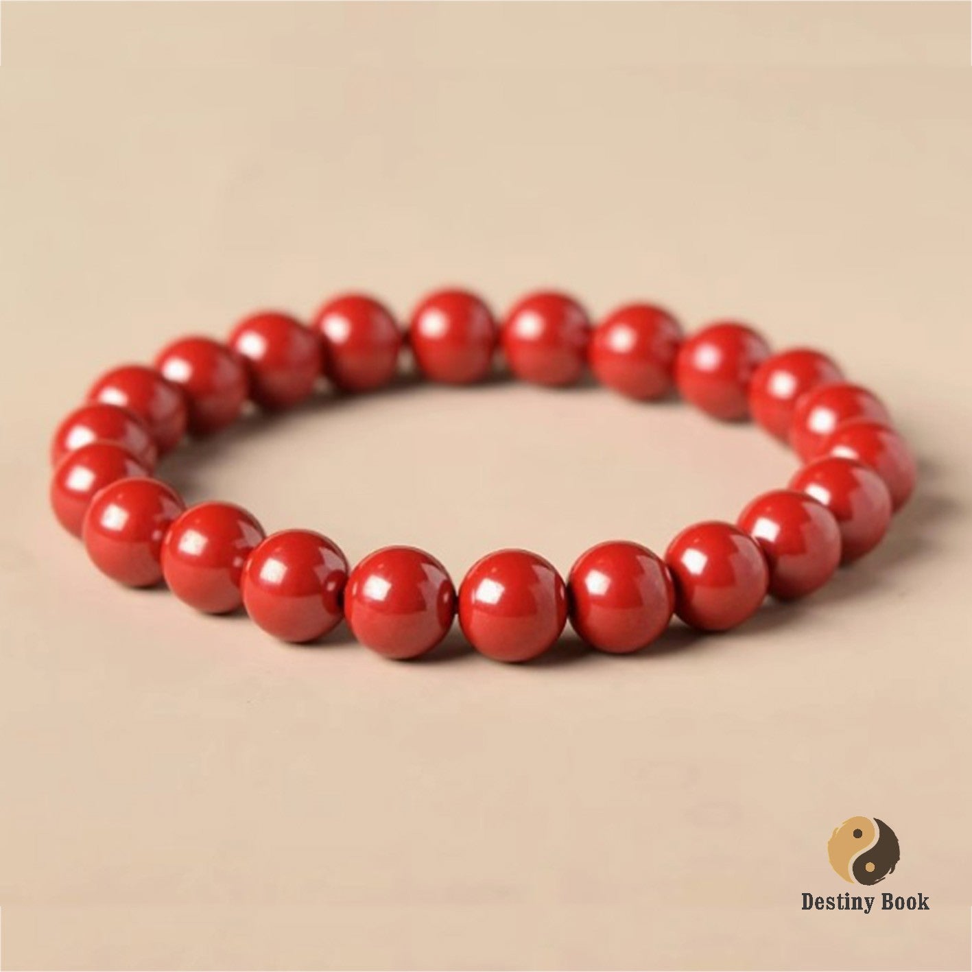 Cinnabar bracelet - Fire Element